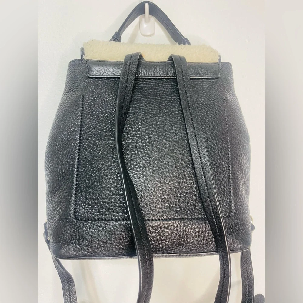 Kate Spade RARE New York Hayes Street Shearling Teba Backpack - Picture 3 of 17
